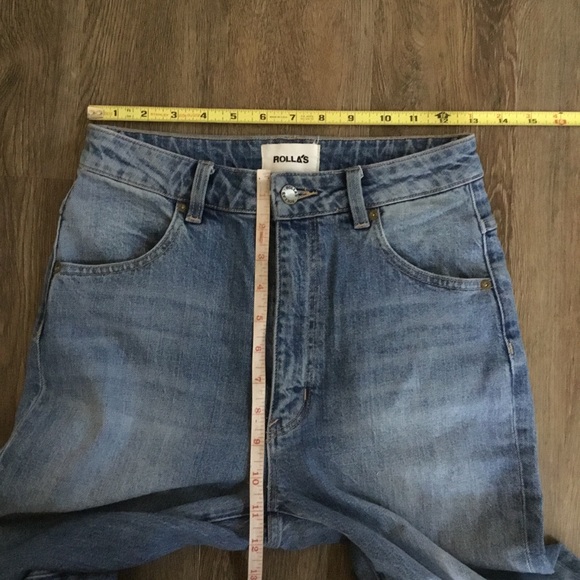 Rolla's Eastcoast Flare Jeans in Karen Blue - Picture 15 of 16